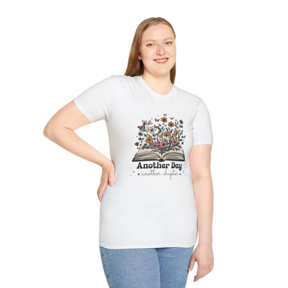 Floral Another Day, Another Chapter - T-Shirt