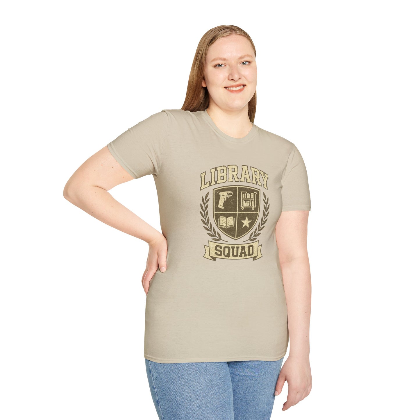 Library Squad Crest  - T-Shirt