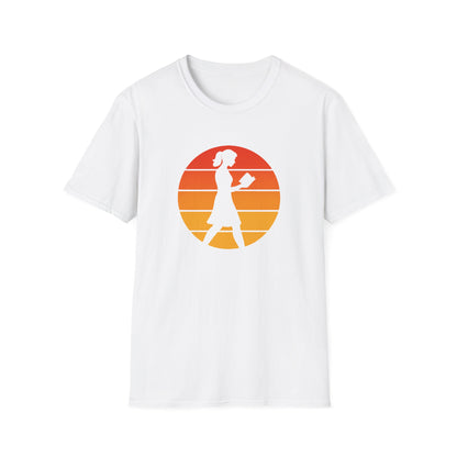 Retro Reading at Sunset - T-Shirt