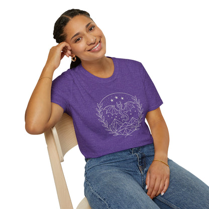 Fourth Wing, Dragon and Stars - T-Shirt