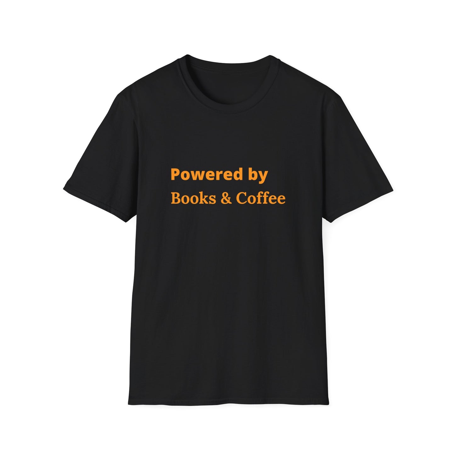 Powered By Books & Coffee - T-Shirt