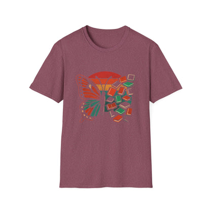 Butterfly Book Graphic - T-Shirt
