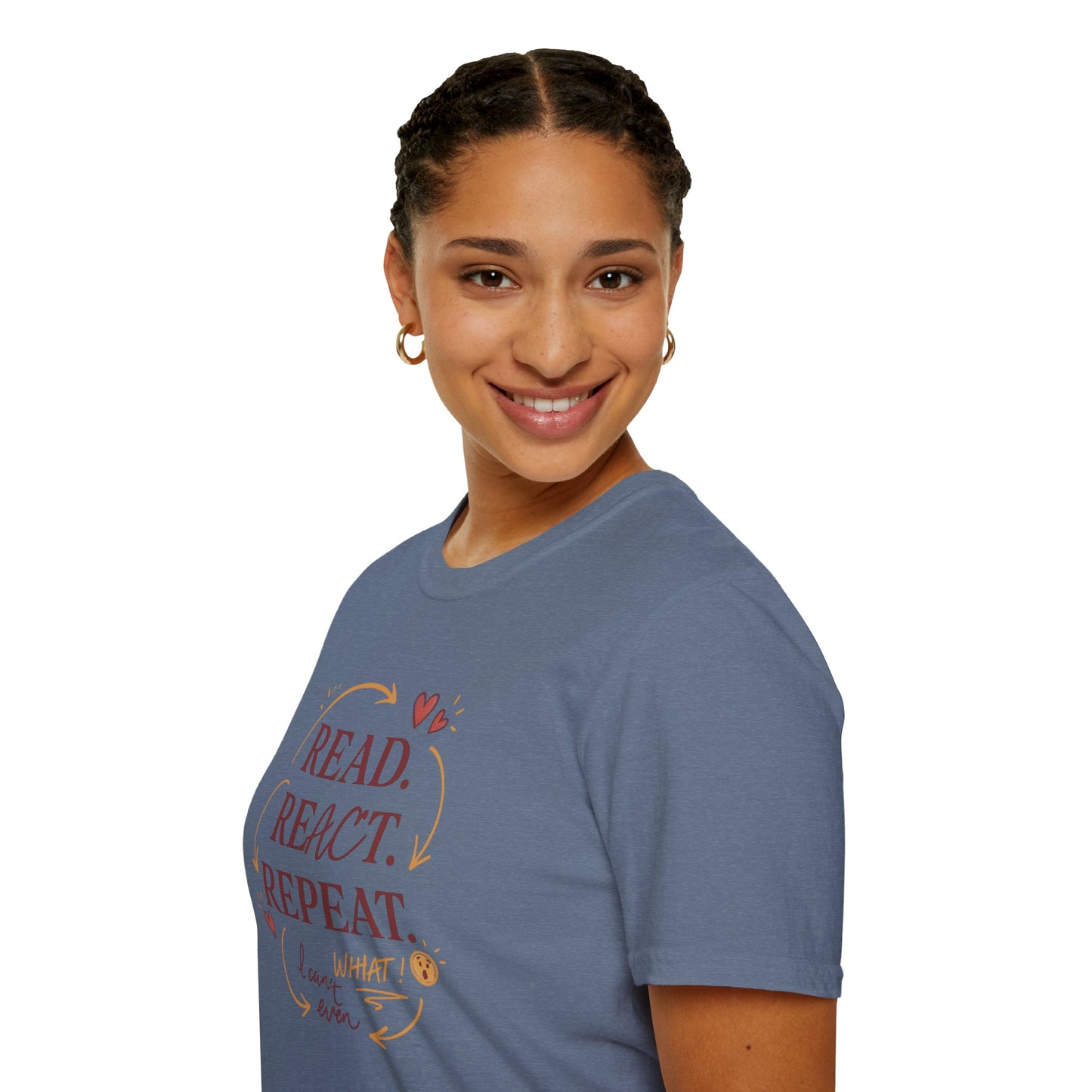 Read, React, Repeat - T-Shirt