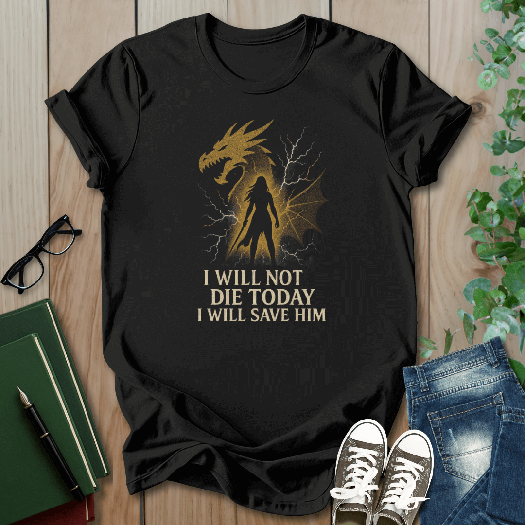 Fourth Wing, I Will Save Him – Heroic Violet - T-Shirt