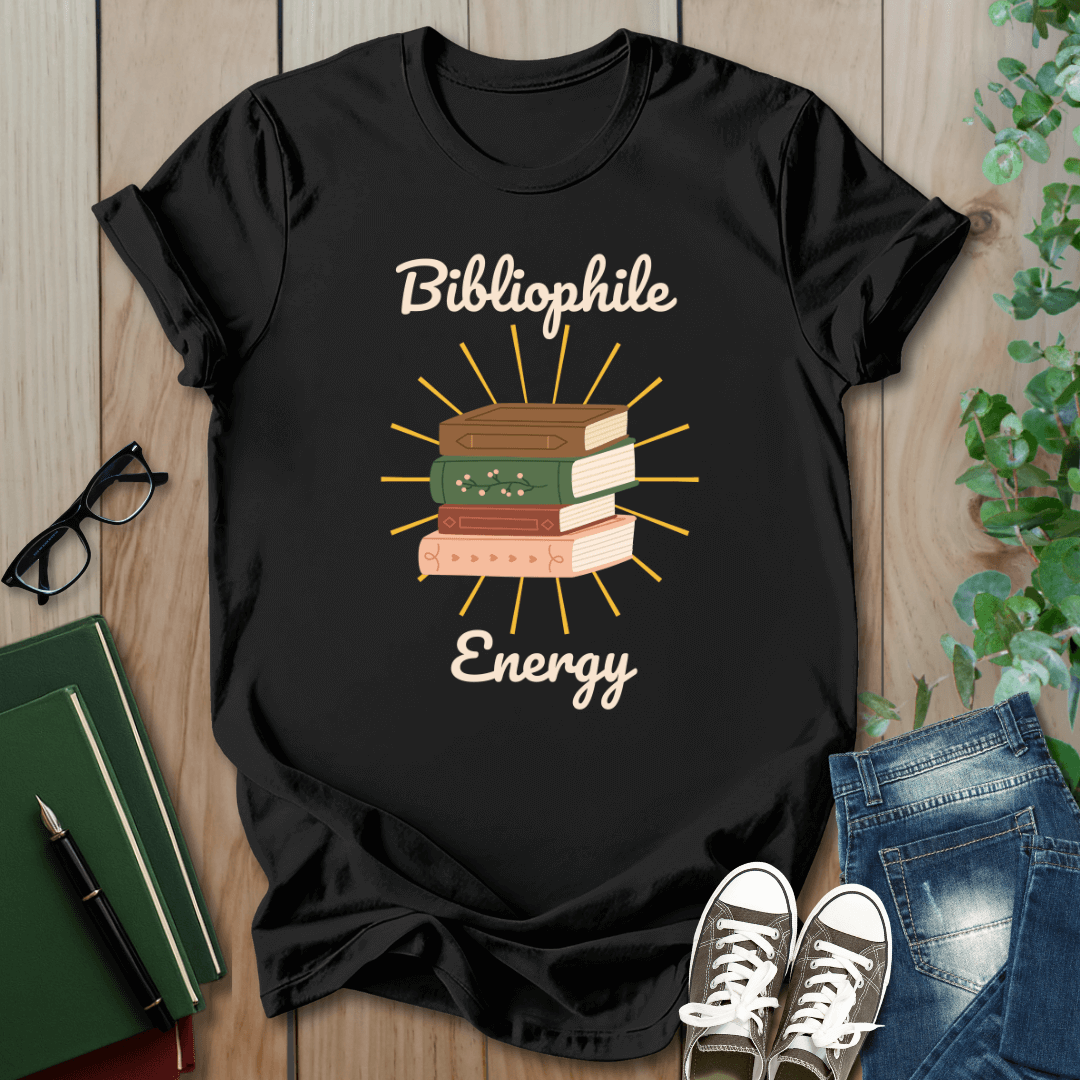 Bibliophile Energy - T-Shirt