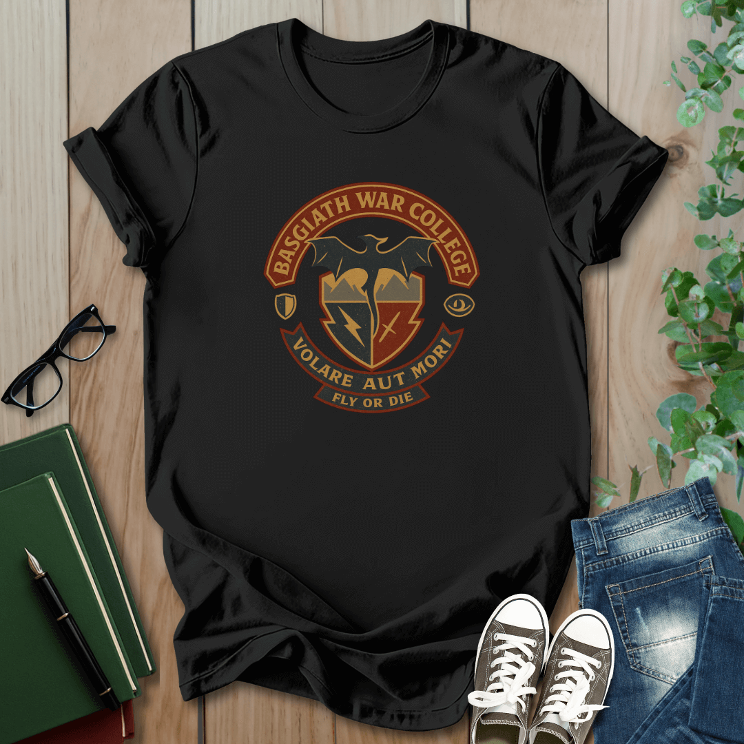 Fourth Wing, Basgiath War College – Fly or Die - T-Shirt