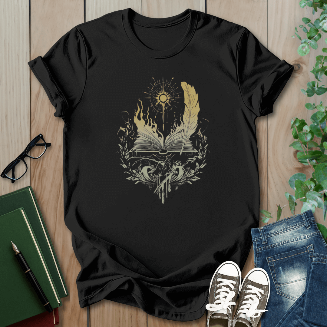 Romantasy, Moon & Stars Graphic - T-Shirt