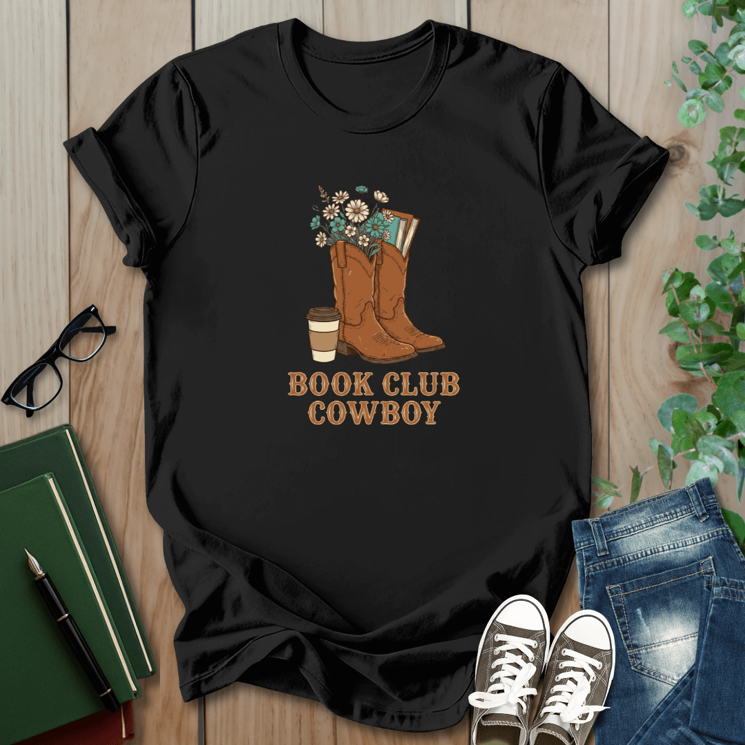 Book Club Cowboy - T-Shirt