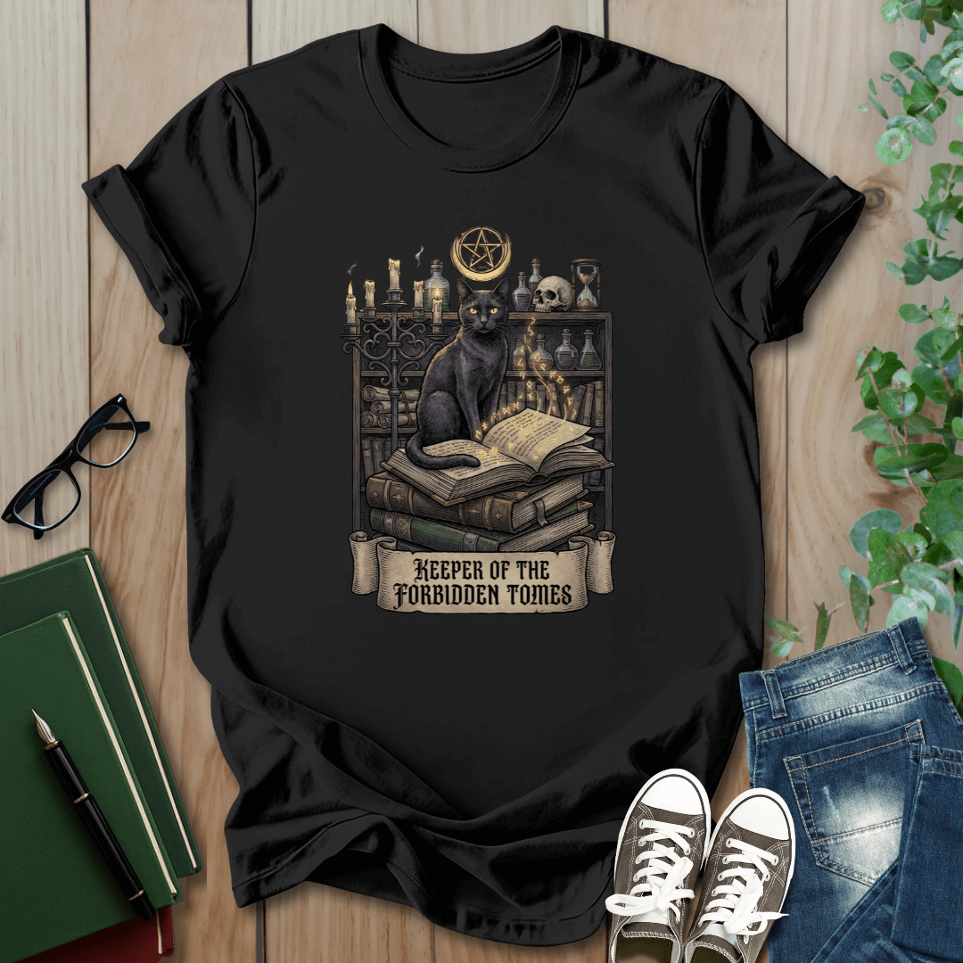 Keep of the Forbidden Tomes, Dark Academia - T-Shirt