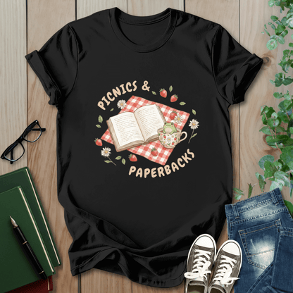 Picnics & Paperbacks- T-Shirt
