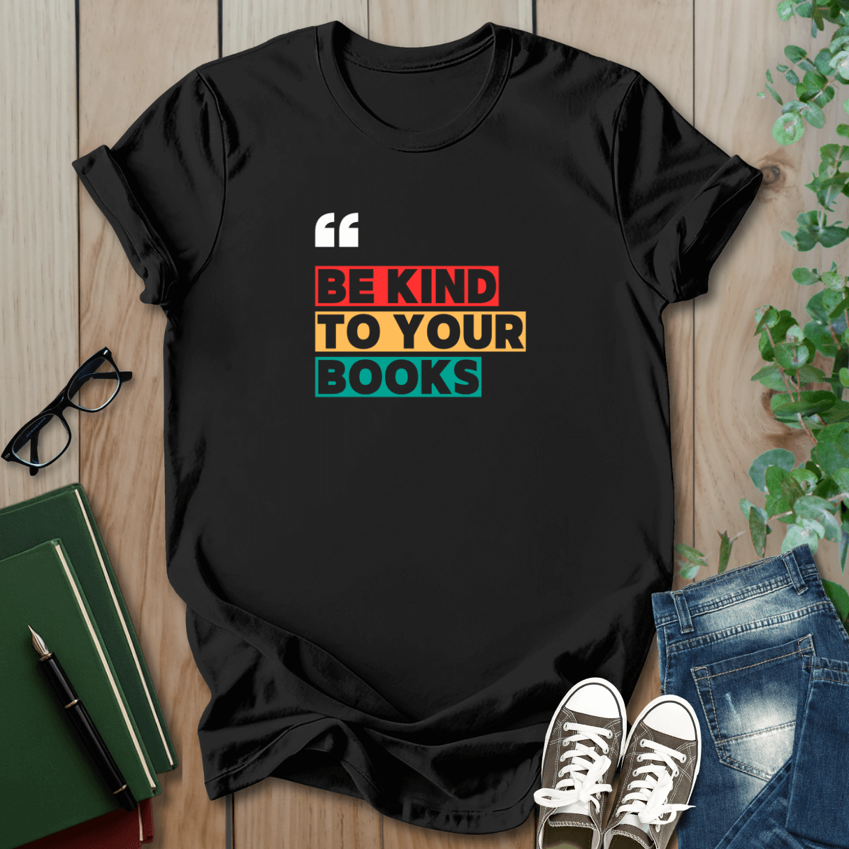 Be Kind To Your Books - T-Shirt