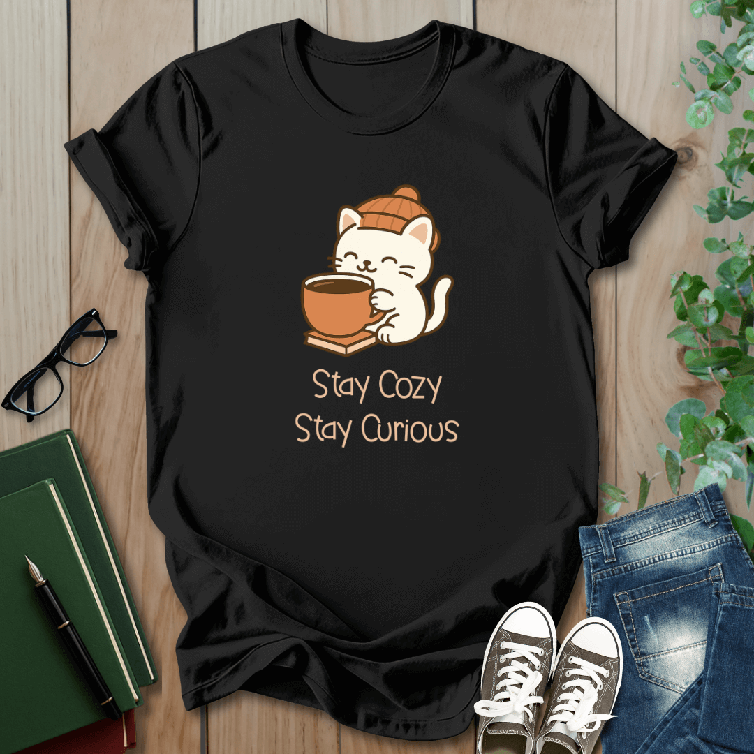 Stay Cozy, Stay Curious - T-Shirt
