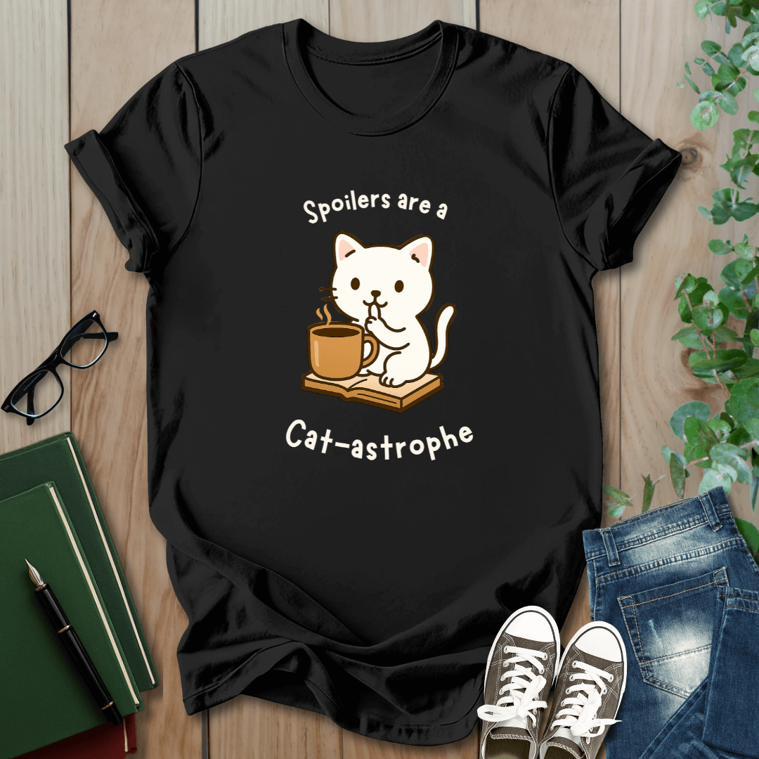 Spoilers are a Cat-Astrophe  - T-Shirt