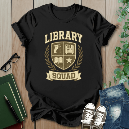 Library Squad Crest  - T-Shirt