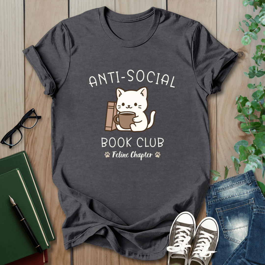 Anti-Social Book Club - Feline Edition - T-Shirt