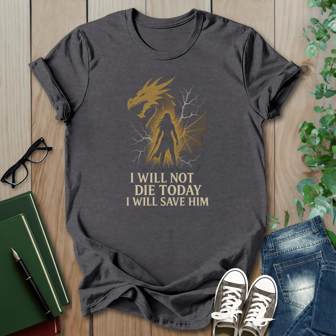 Fourth Wing, I Will Save Him – Heroic Violet - T-Shirt