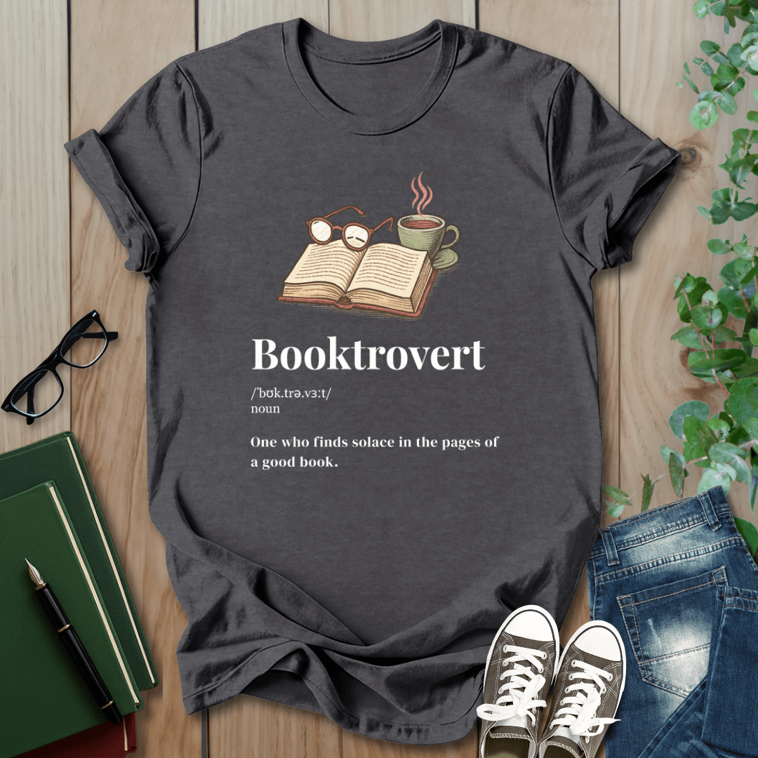 Booktrovert, Cozy Definition - T-Shirt