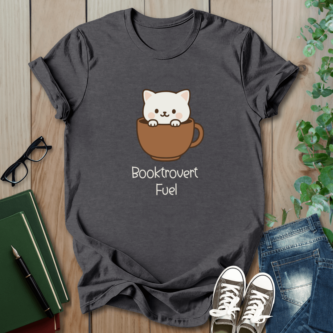 Booktrovert Fuel - T-Shirt