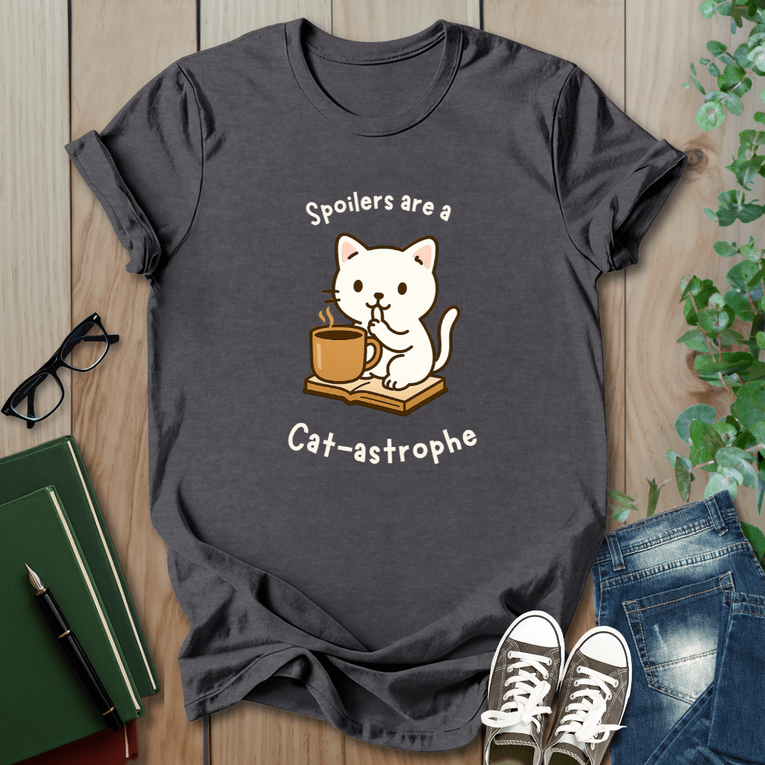 Spoilers are a Cat-Astrophe  - T-Shirt