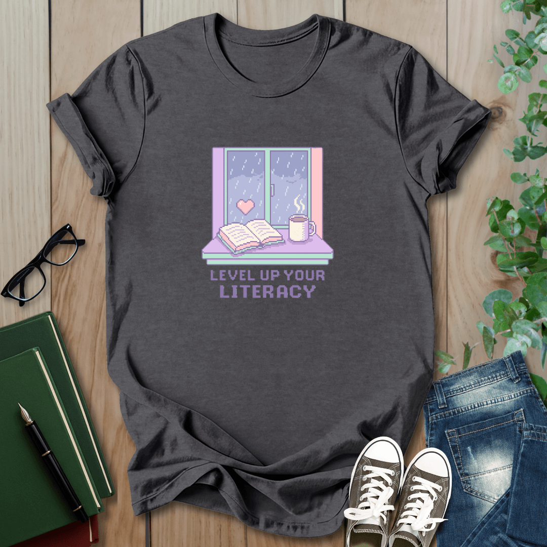 Level Up Your Literacy - T-Shirt