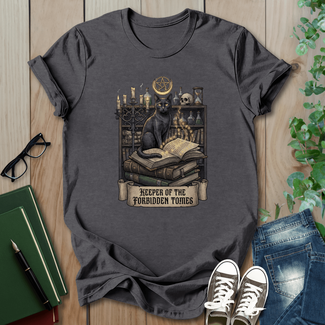 Keep of the Forbidden Tomes, Dark Academia - T-Shirt