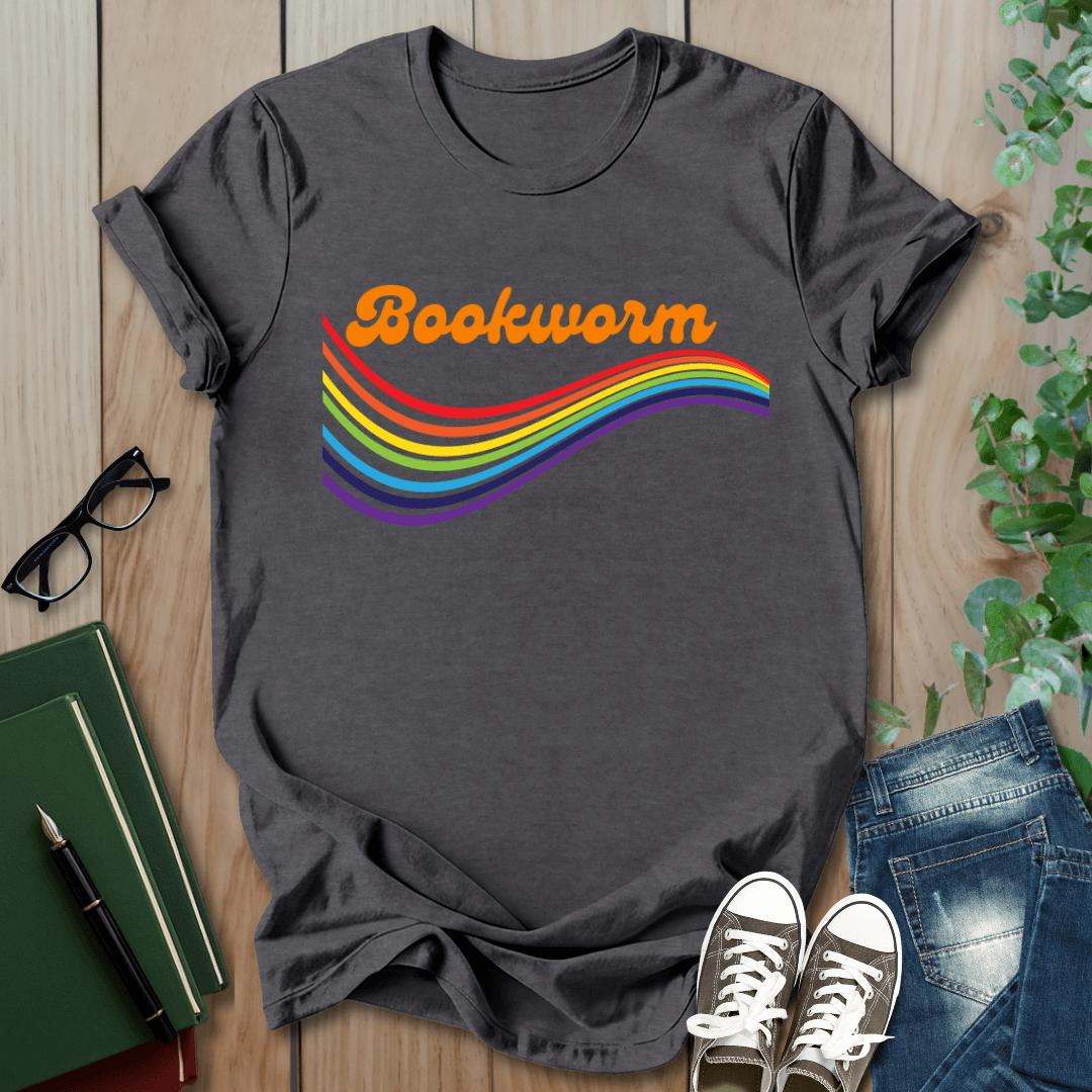 Retro Bookworm - T-Shirt