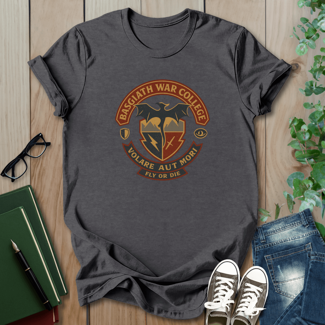 Fourth Wing, Basgiath War College – Fly or Die - T-Shirt