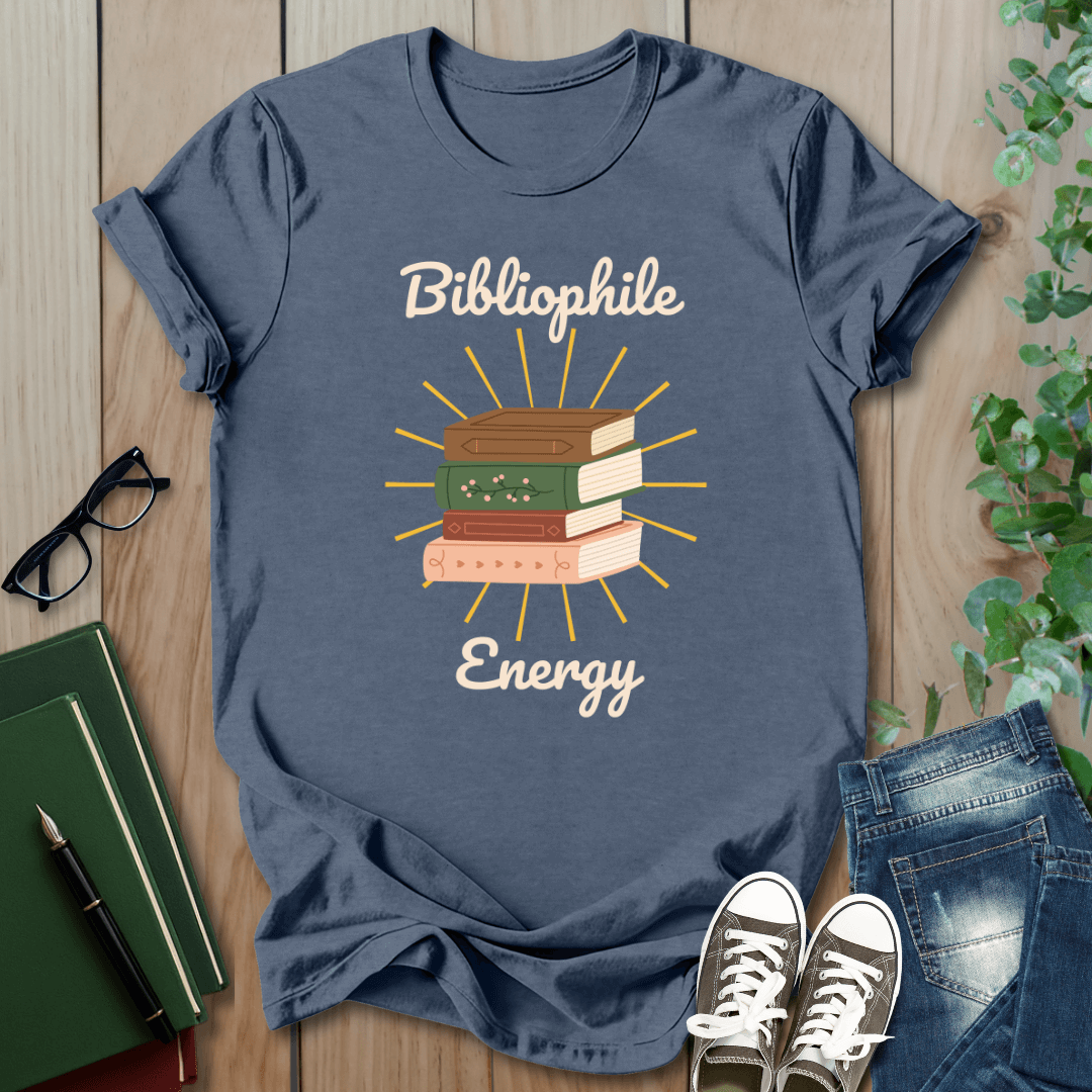 Bibliophile Energy - T-Shirt