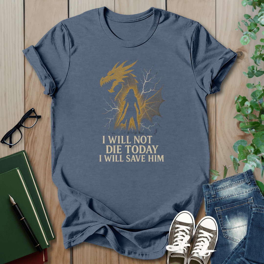 Fourth Wing, I Will Save Him – Heroic Violet - T-Shirt