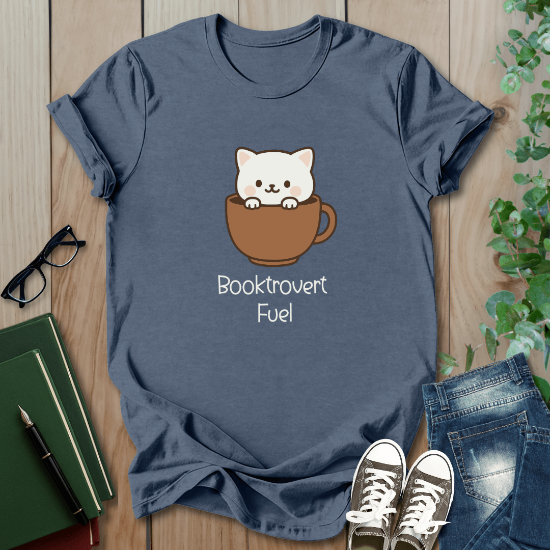 Booktrovert Fuel - T-Shirt