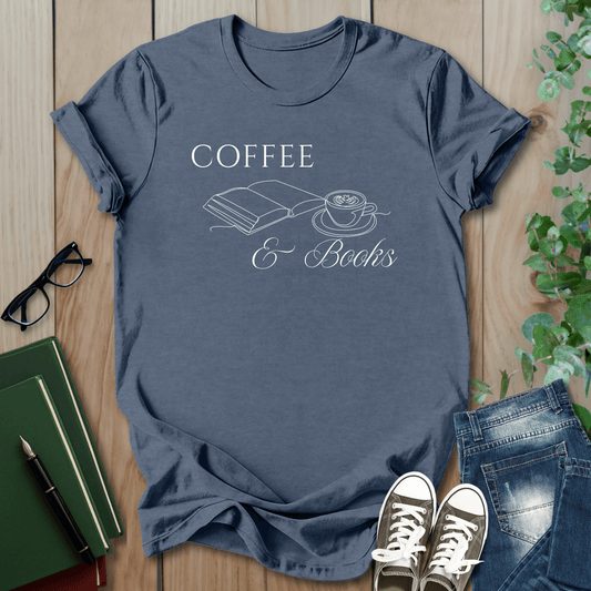 Coffee & Books - T-Shirt
