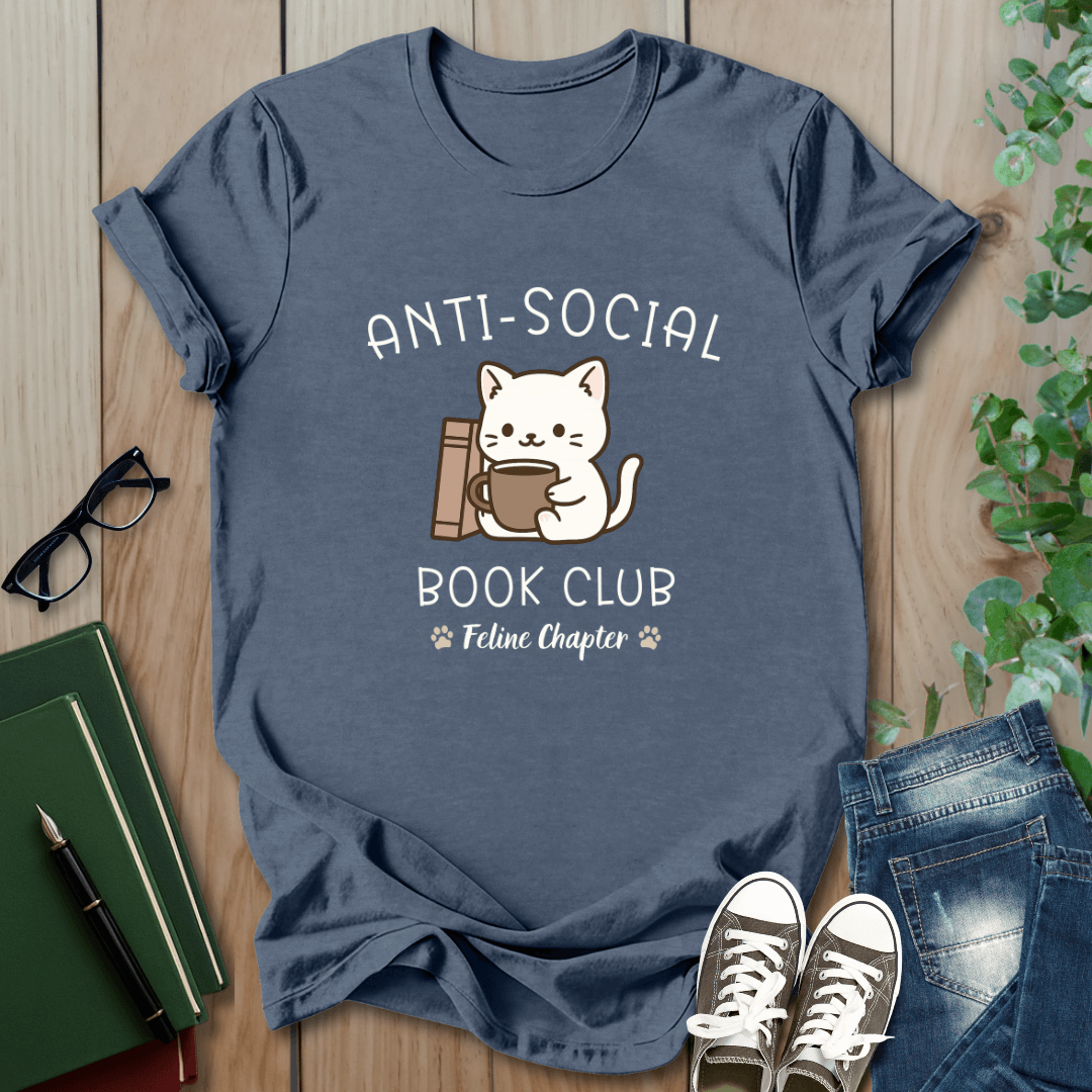 Anti-Social Book Club - Feline Edition - T-Shirt