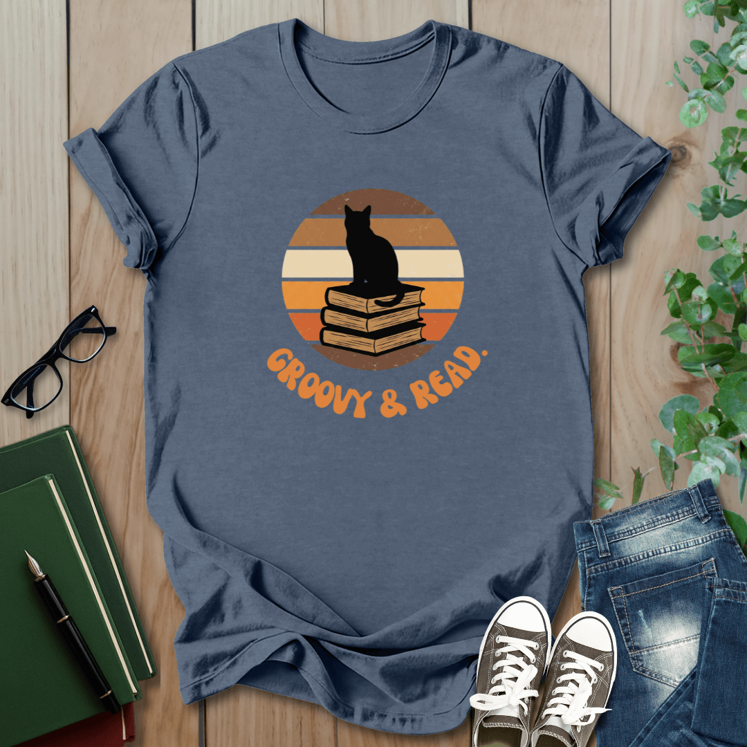 Groovy & Read, Cat - T-Shirt