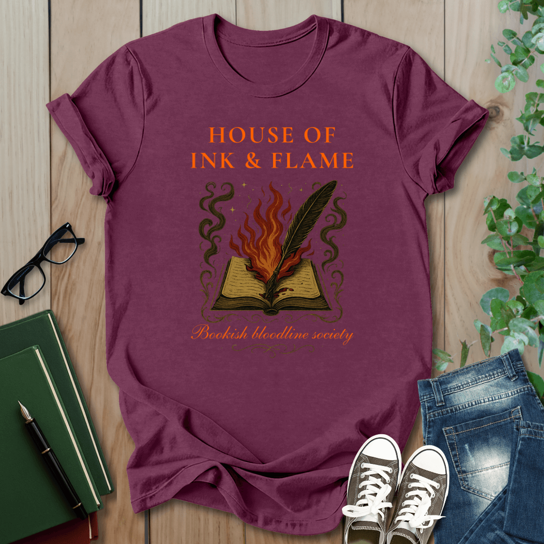 Romantasy House of Ink & Flame - T-Shirt