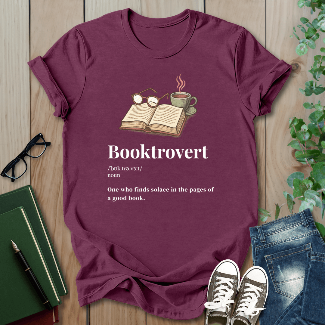 Booktrovert, Cozy Definition - T-Shirt