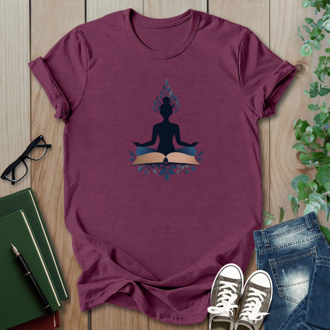 Reading Is My Cardio, Yoga - T-Shirt