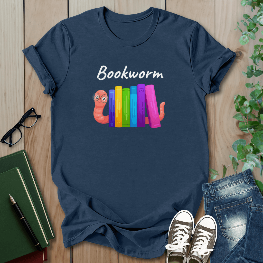Bookworm Graphic - T-Shirt