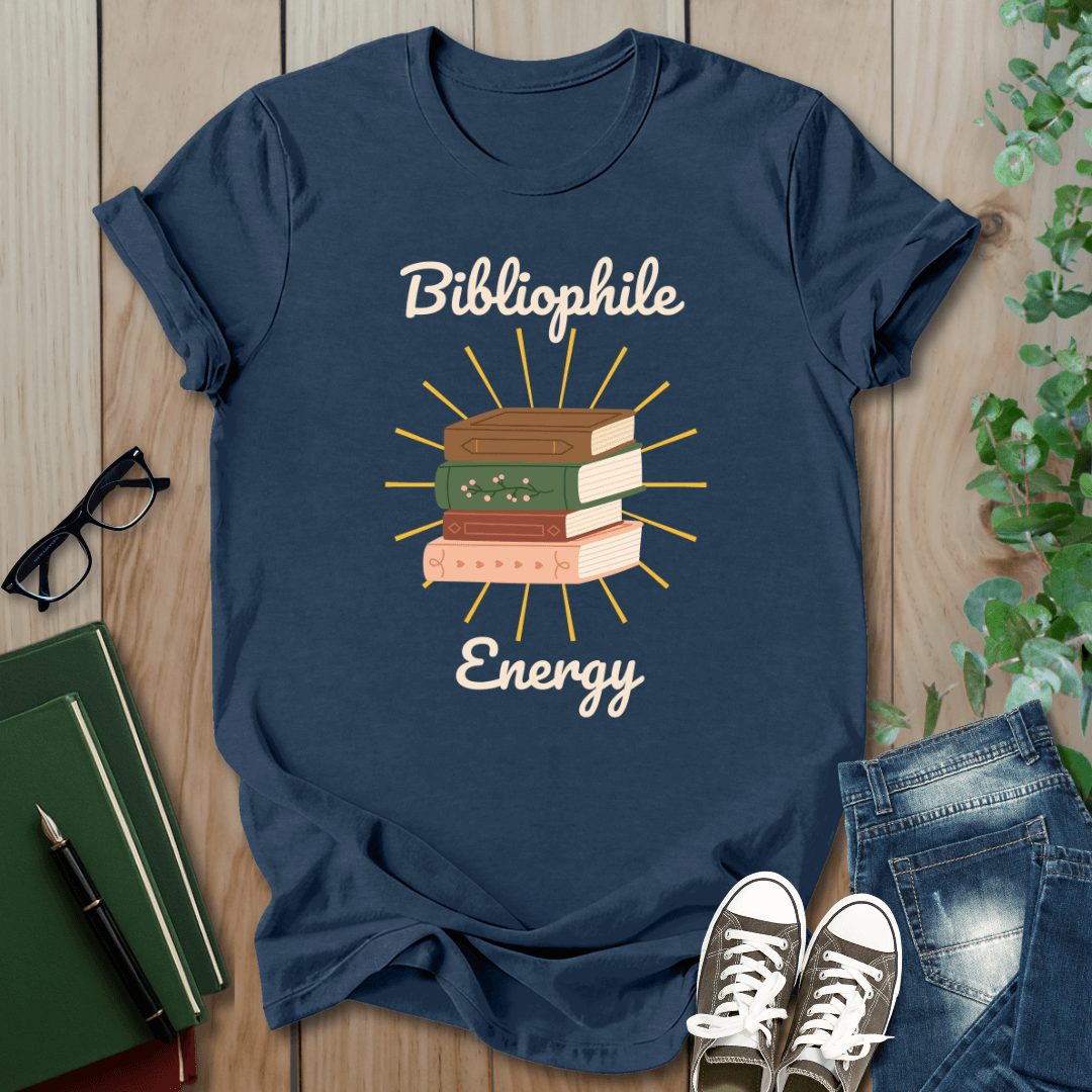 Bibliophile Energy - T-Shirt