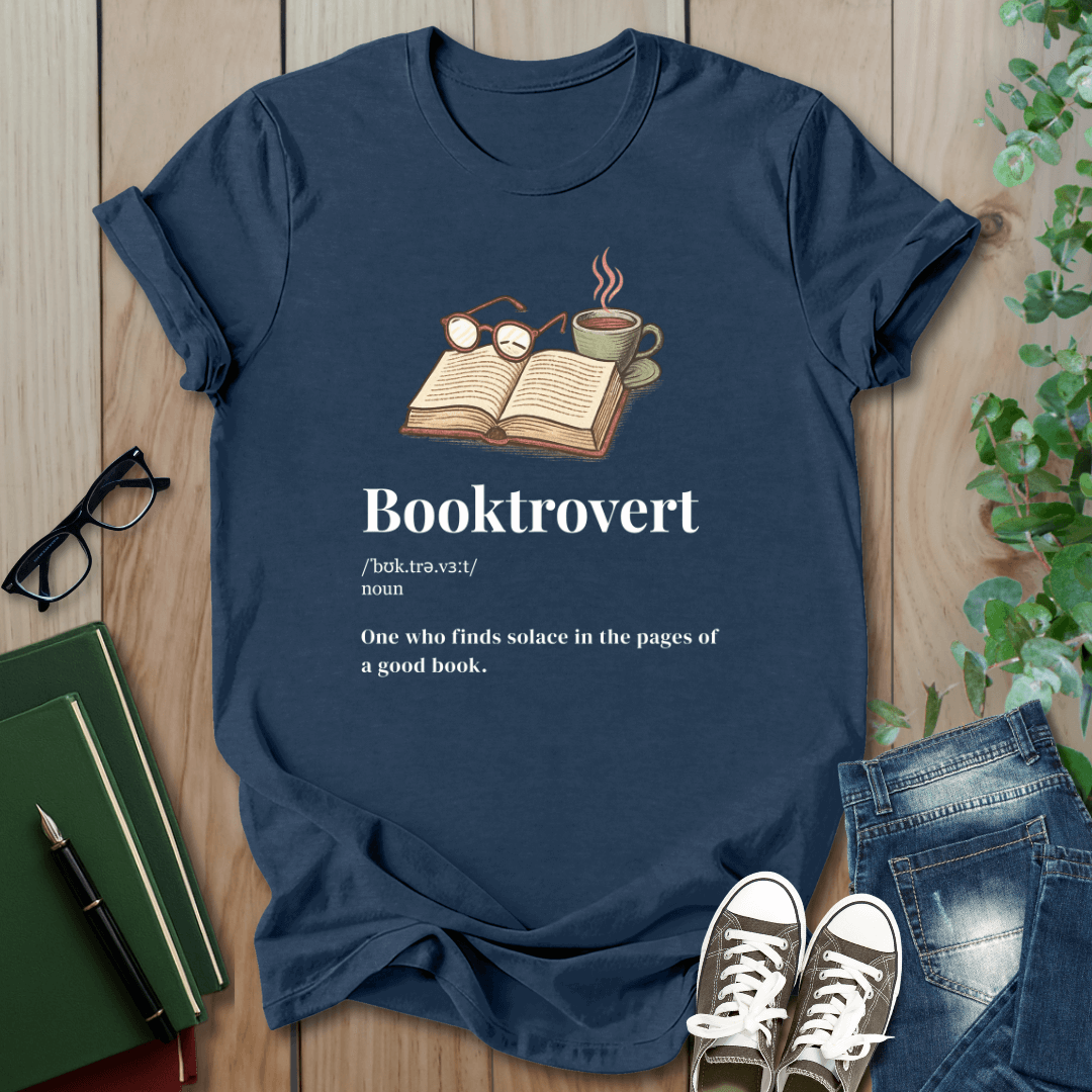 Booktrovert, Cozy Definition - T-Shirt