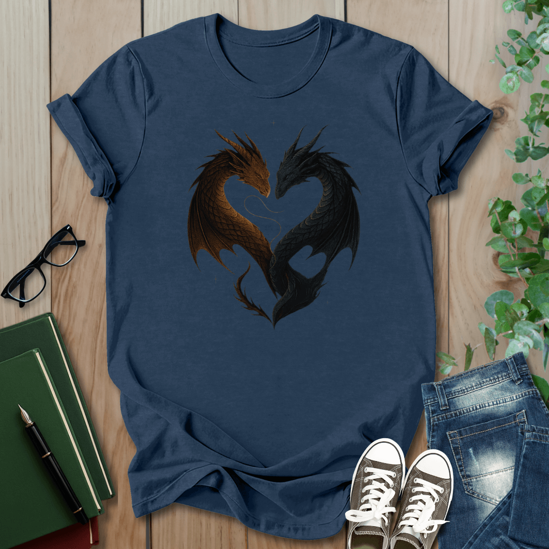 Romantasy Dragon Heart - T-Shirt