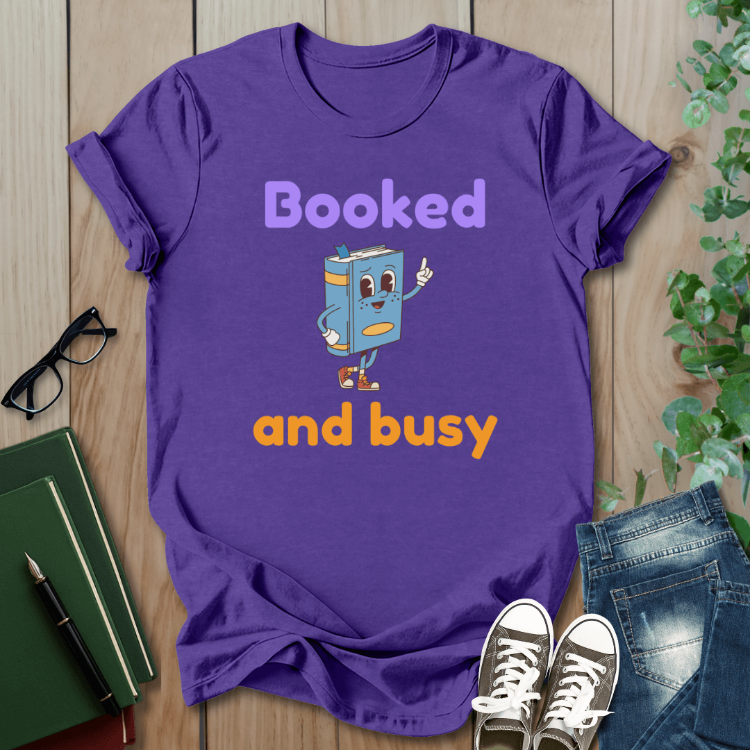 Booked And Busy - T-Shirt