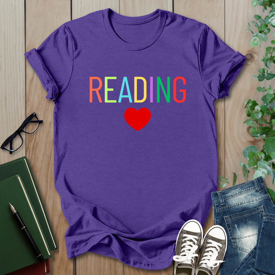 Multicolored Reading - T-Shirt