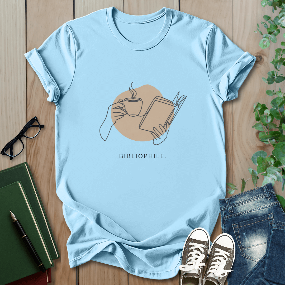 Coffee & Books Bibliophile - T-Shirt