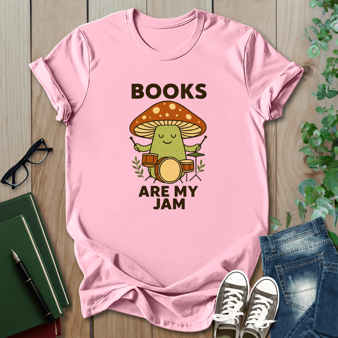 Books Are My Jam - T-Shirt