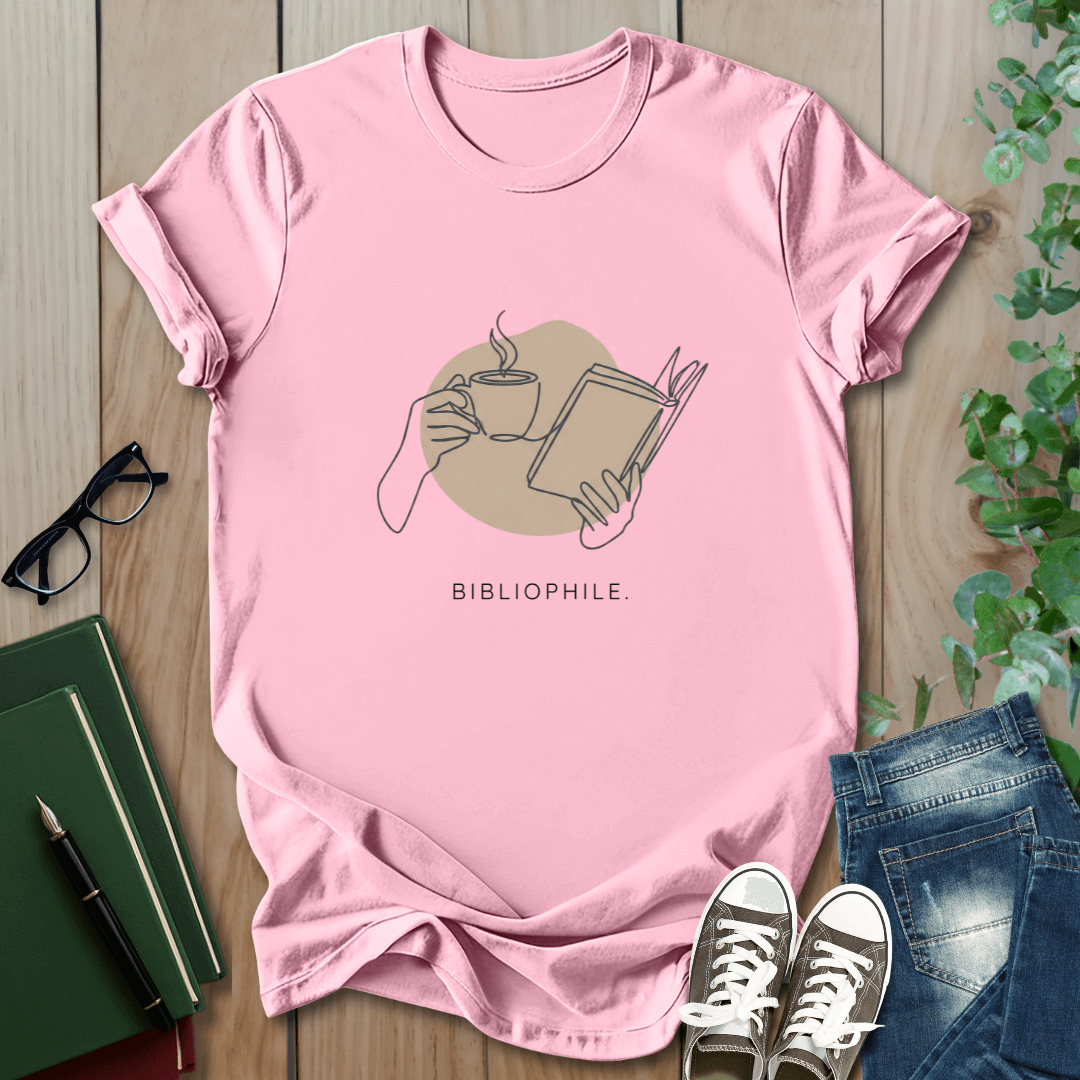 Coffee & Books Bibliophile - T-Shirt