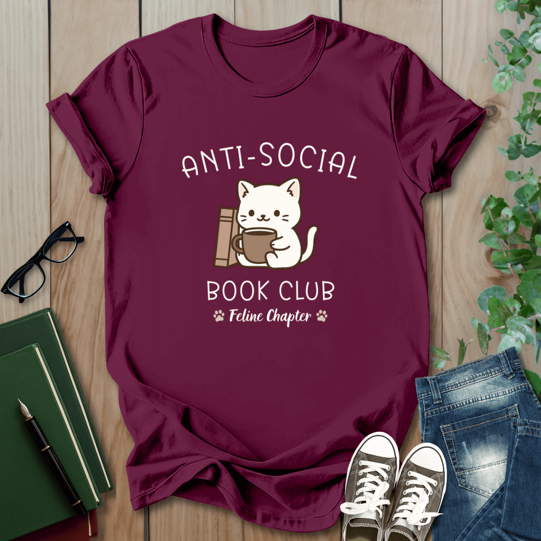 Anti-Social Book Club - Feline Edition - T-Shirt