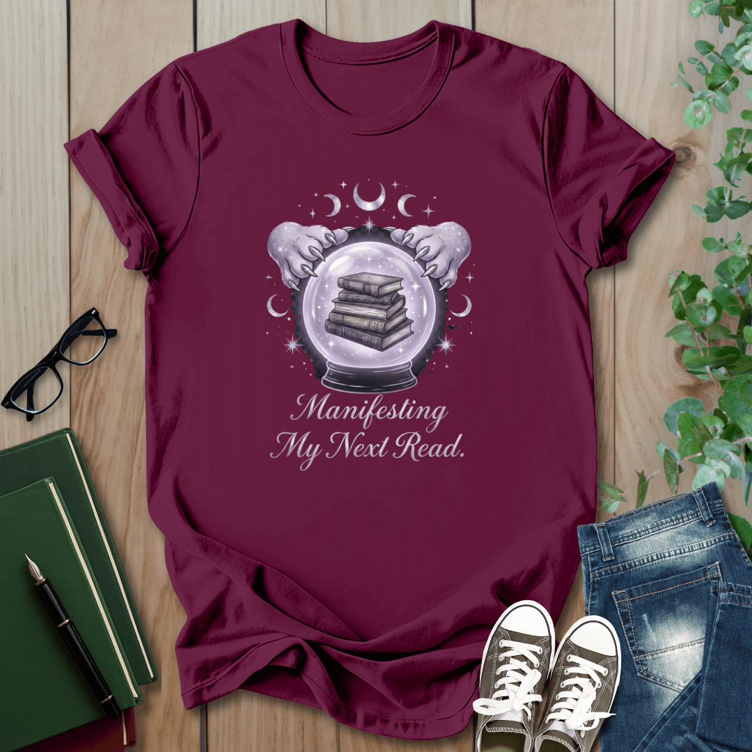 Mystical Witchy, Manifesting My Next Read - T-Shirt