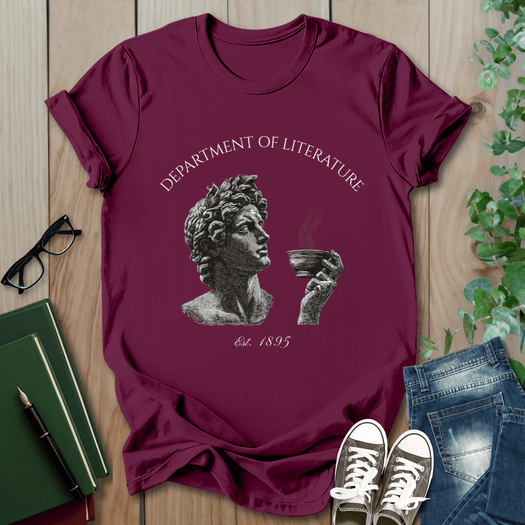 Department of Literature, Coffee - T-Shirt
