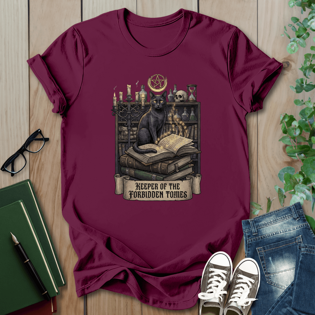 Keep of the Forbidden Tomes, Dark Academia - T-Shirt