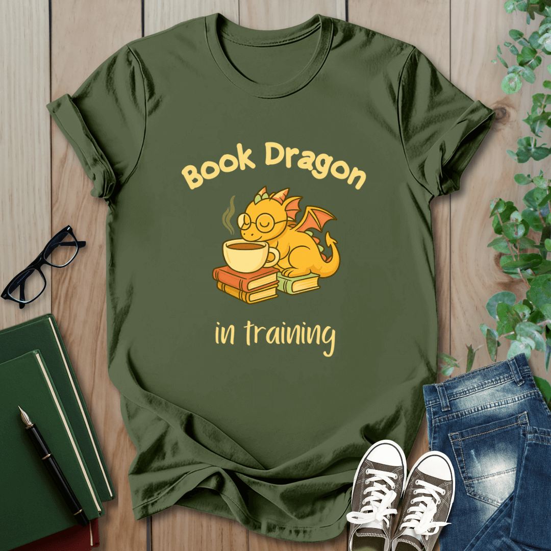 Book Dragon in Training - T-Shirt